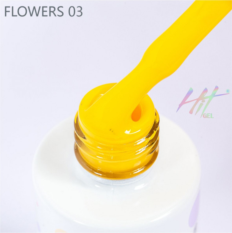 Гель-лак Flowers №03 ТМ "HIT gel", 9 мл