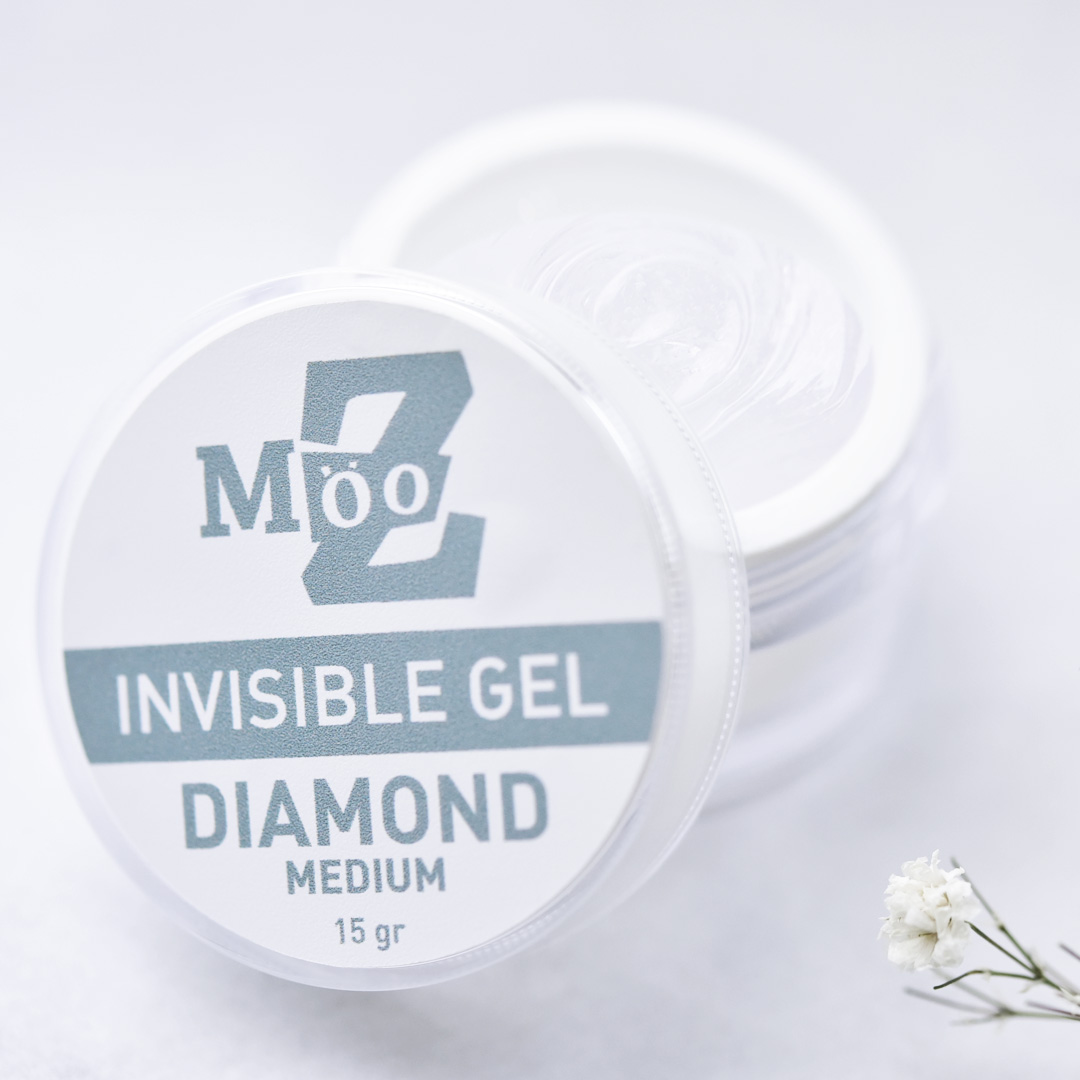 Invisible Gel Diamond medium MOOZ прозрачный гель 15 гр