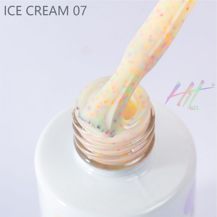 Гель-лак Ice cream №07 ТМ "HIT gel", 9 мл