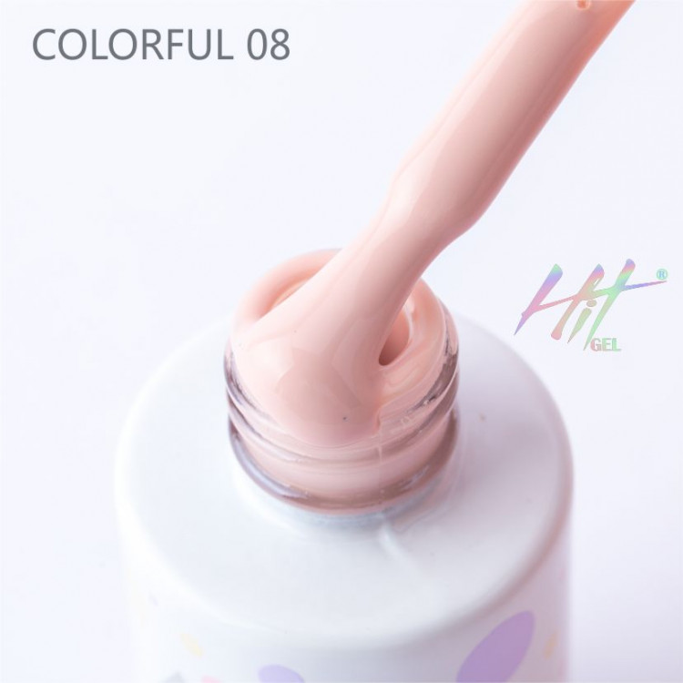 Гель-лак Colorful №08 ТМ "HIT gel", 9 мл