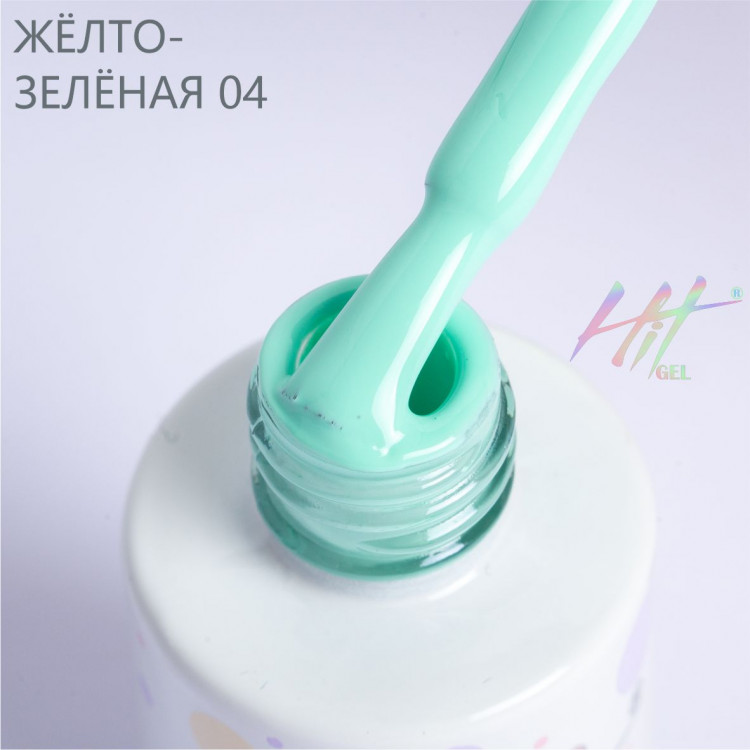 Гель-лак №04 Mint ТМ "HIT gel", 9 мл