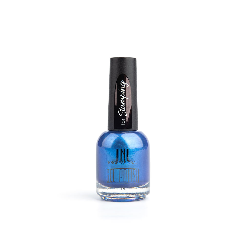 Краска для стемпинга TNL LUX №027 - перламутровый синий