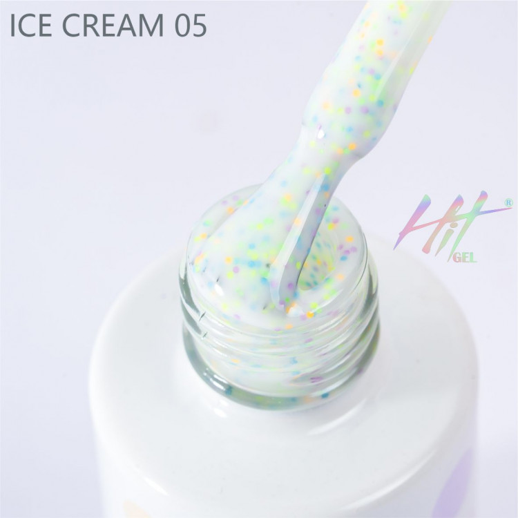 Гель-лак Ice cream №05 ТМ "HIT gel", 9 мл