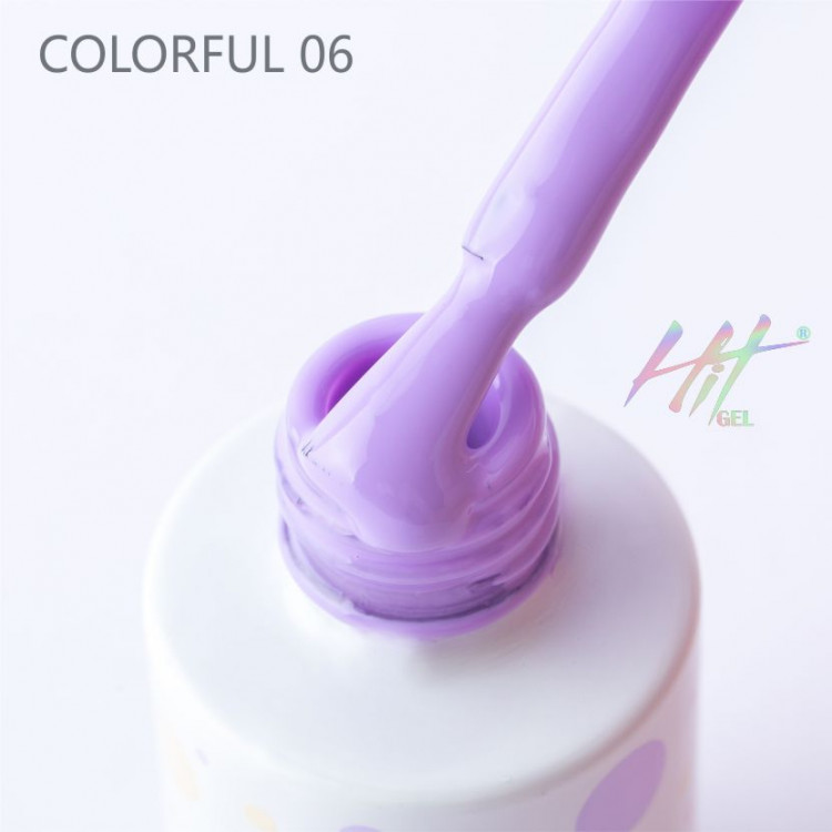 Гель-лак Colorful №06 ТМ "HIT gel", 9 мл