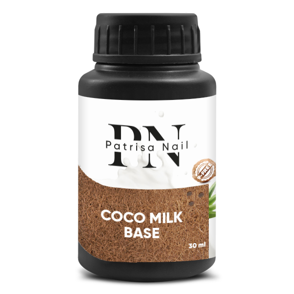 Coco Milk base каучуковая база для гель-лака, белая, полупрозрачная Patrisa Nail, 30 мл