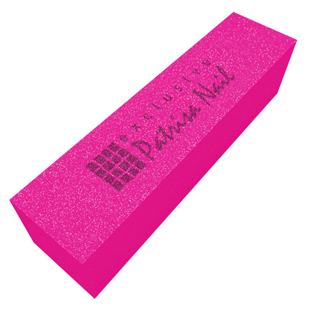 Шлифовочный блок неоновый розовый 180/240 Patrisa Nail