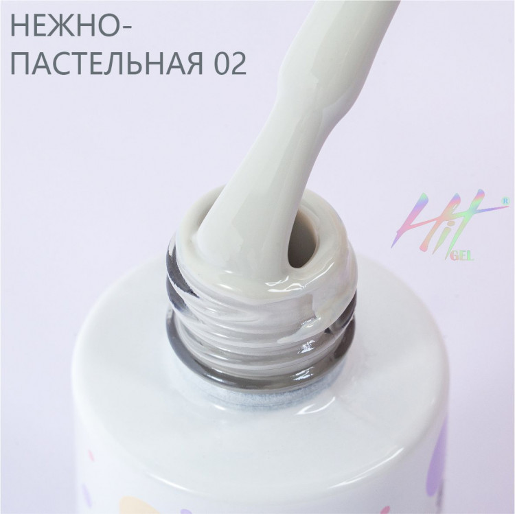 Гель-лак Pastel №02 ТМ "HIT gel", 9 мл
