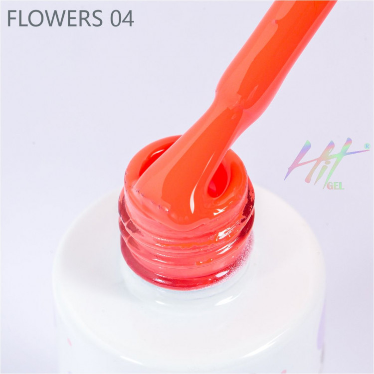 Гель-лак Flowers №04 ТМ "HIT gel", 9 мл