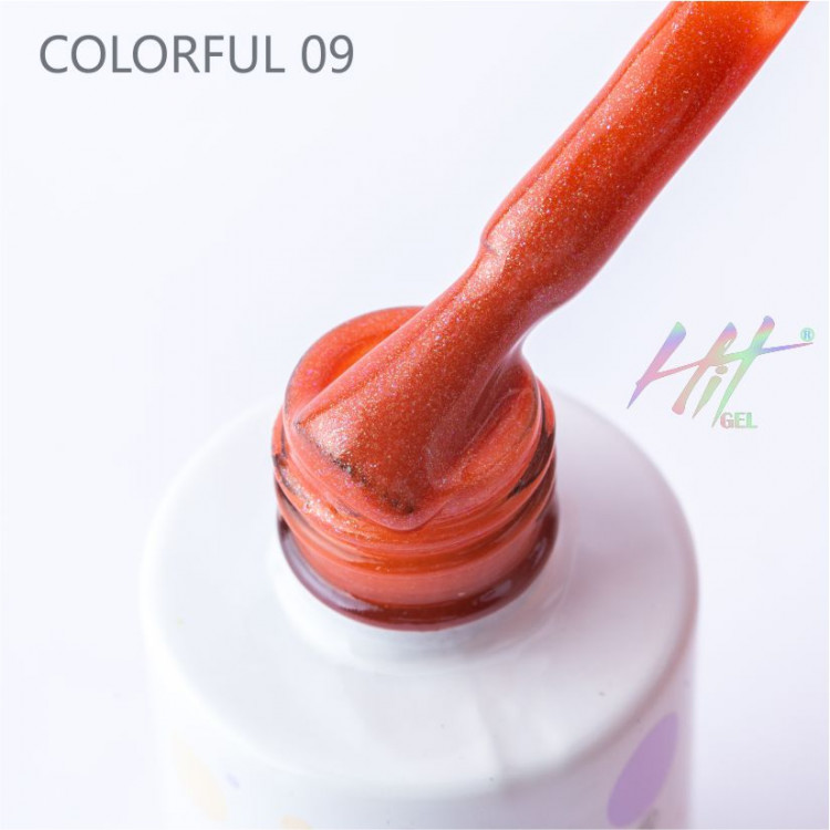 Гель-лак Colorful №09 ТМ "HIT gel", 9 мл