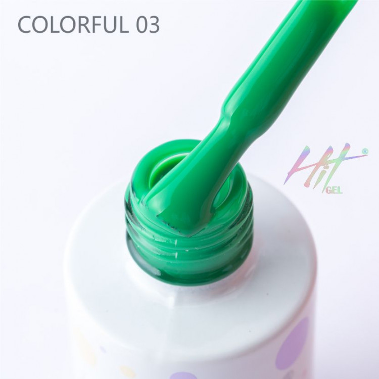 Гель-лак Colorful №03 ТМ "HIT gel", 9 мл