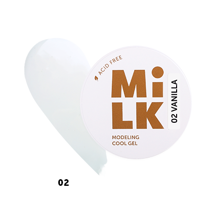 Густой гель-билдер MILK Builder Cool Gel 02 Vanilla, 50 г