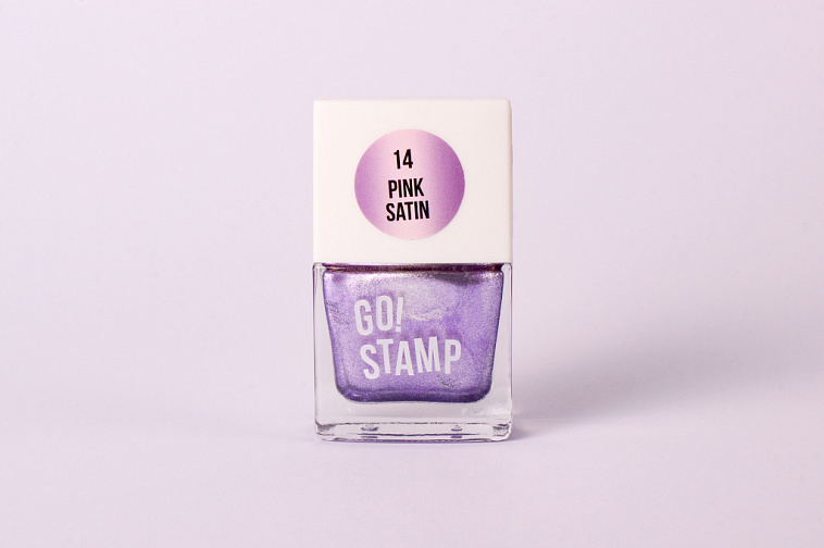 Лак для стемпинга Go Stamp 14 Pink satin