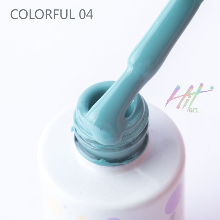 Гель-лак Colorful №04 ТМ "HIT gel", 9 мл